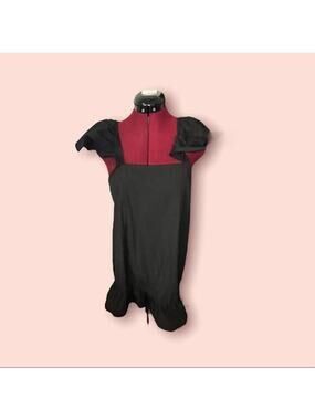 Nasty Gal Size 6 Black Babydoll dress NWT